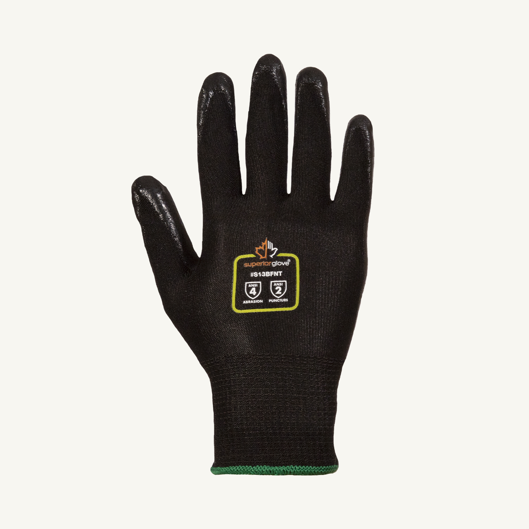#S13BFNT Superior Glove® Dexterity® 13-gauge Foam Nitrile-Dipped Work Gloves
